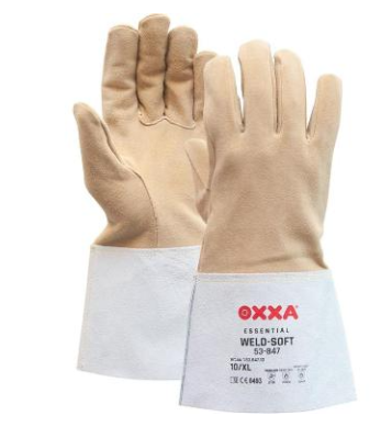 Lashandschoen OXXA Weld-soft Hertenleder met splitkap