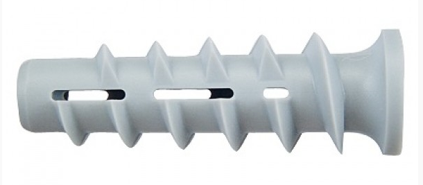 Gasbetonplug metrische draad Nylon