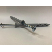 Slagplug verzonken kraag RVS -Nylon